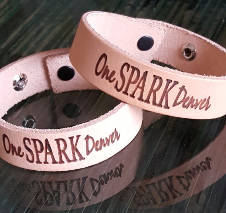 One Spark Denver leather bracelets